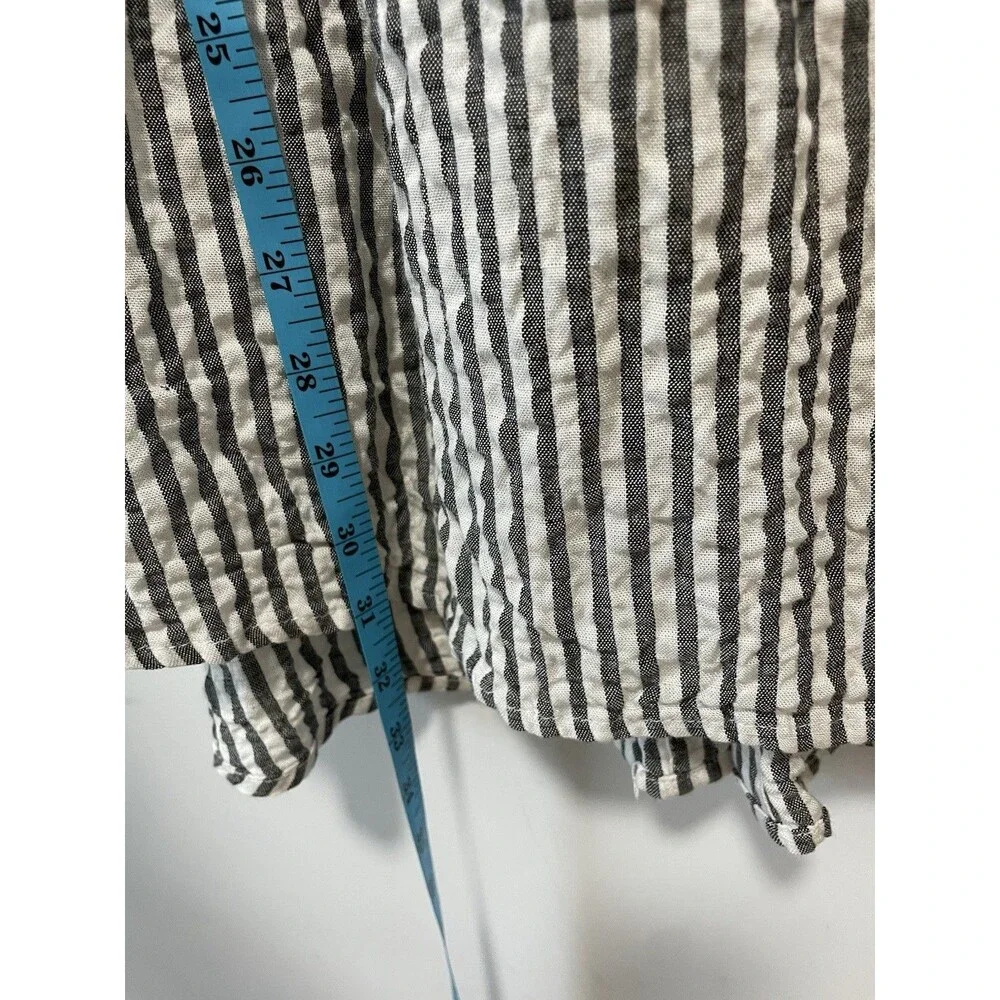 Jane and Delancey Blouse Top 2X BlueWhite Stripe Preppy Beachy Summer Cruise NWT - Picture 6 of 8